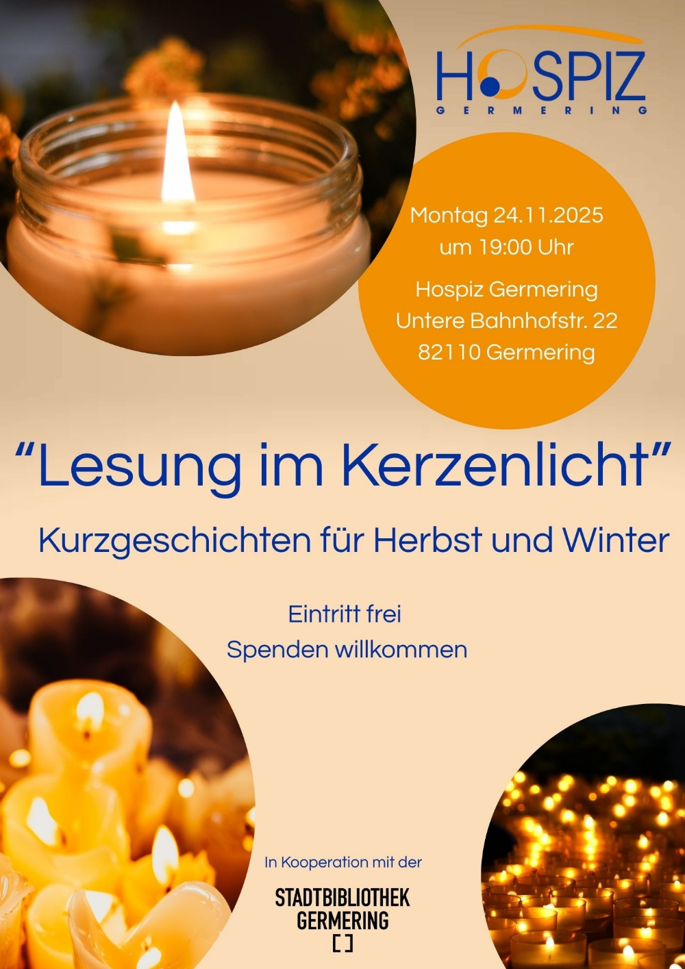 Lesung im Kerzenlicht